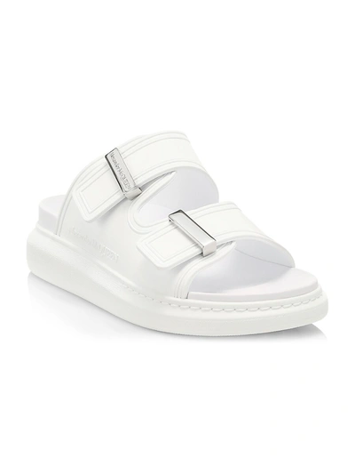 Alexander Mcqueen Pink Rubber Hybrid Slippers   Pink  Donna 40 In Pink