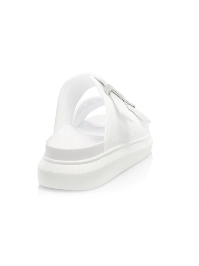 Alexander Mcqueen Pink Rubber Hybrid Slippers   Pink  Donna 40 In Pink
