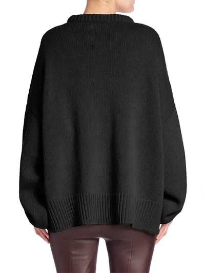 Shop The Row Women's Ophelia Wool & Cashmere Sweater In Black