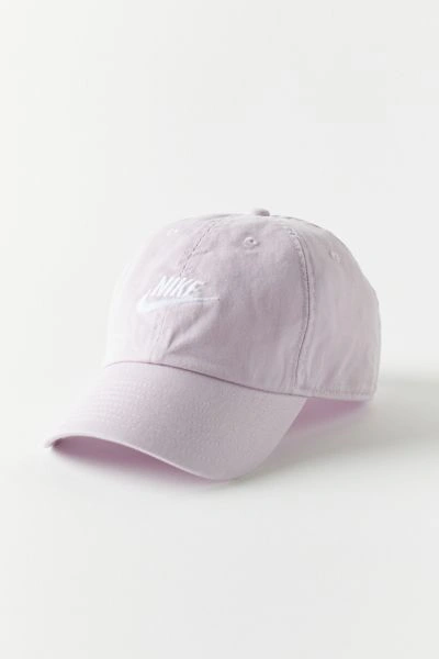 Shop Nike Sportswear Heritage86 Futura Washed Baseball Hat In Lavender