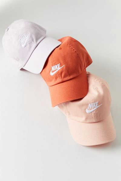 Shop Nike Sportswear Heritage86 Futura Washed Baseball Hat In Light Orange
