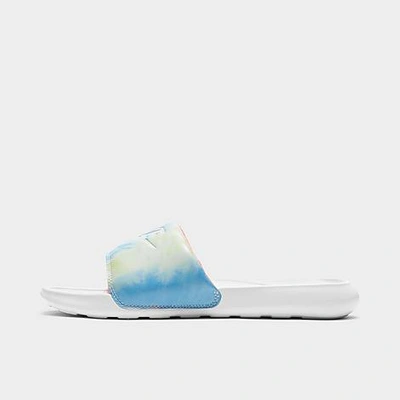 Shop Nike Women's Victori One Print Slide Sandals Size 5.0 In White/multi Color