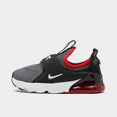 Shop Nike Kids' Toddler Air Max 270 Extreme Casual Shoes In Iron Grey/white/black/university Red