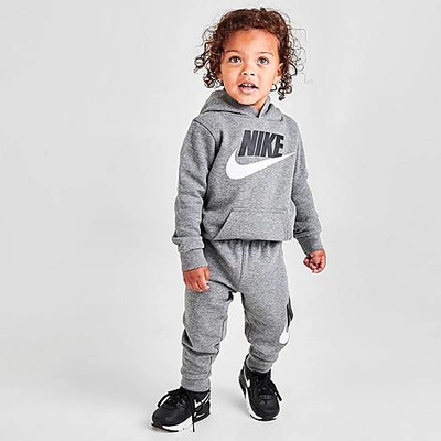 Nike Babies' Toddler Hoodie And Joggers Set In Carbon Heather | ModeSens
