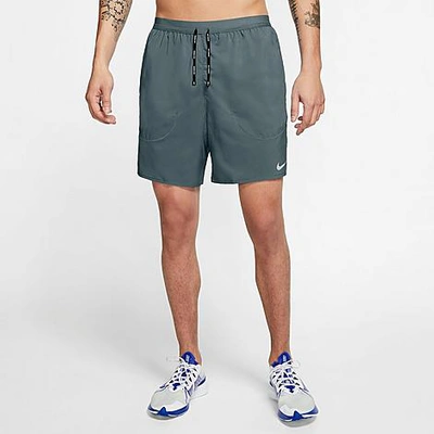 Shop Nike Men's Flex Stride Shorts In Hasta/reflective Silver