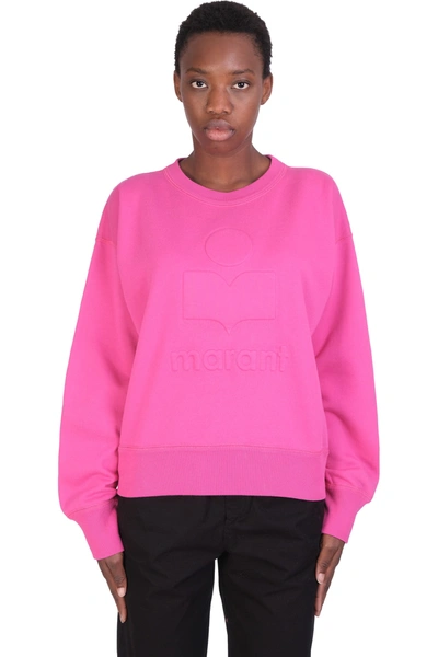 Shop Isabel Marant Étoile Mobyli Sweatshirt In Rose-pink Cotton