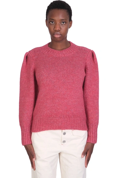 Shop Isabel Marant Emma Knitwear In Rose-pink Wool