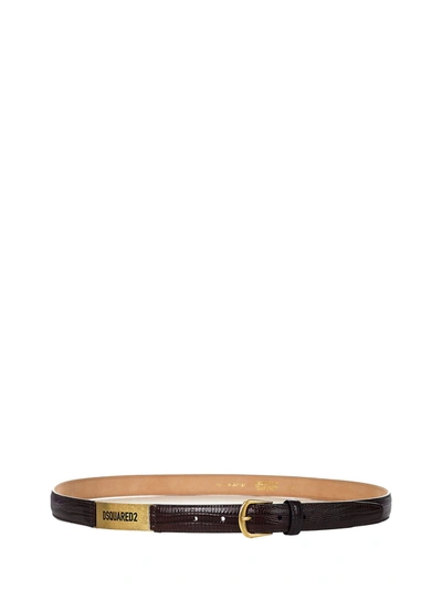 Shop Dsquared2 Belt In Brown