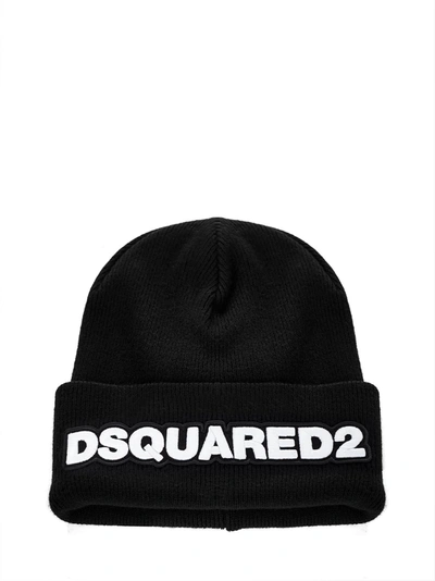 Shop Dsquared2 D2 Hat In Black