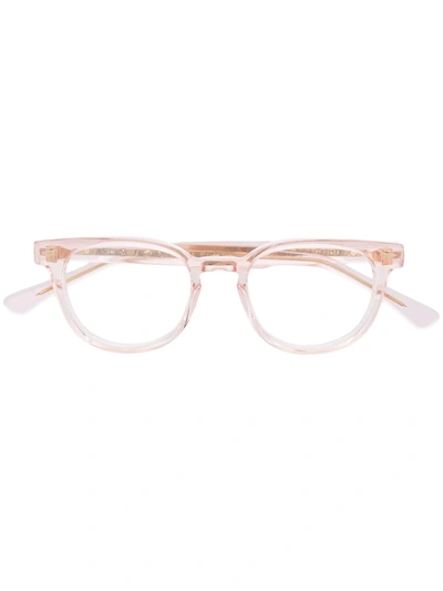 Shop Ahlem Rue Duroc Round-frame Glasses In Rosa