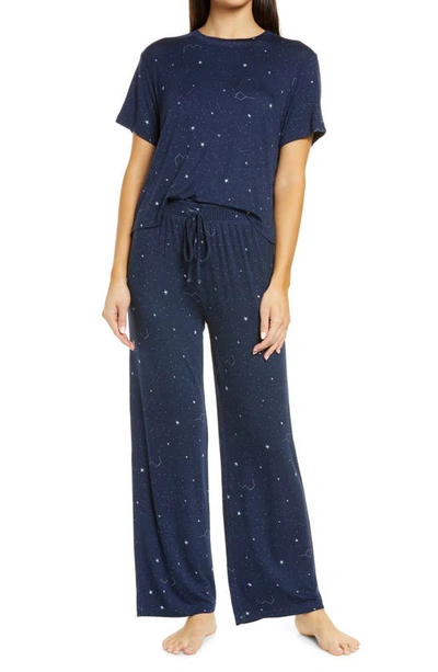 Shop Honeydew Intimates Honeydew Inimtates All American Pajamas In Polar Constellation