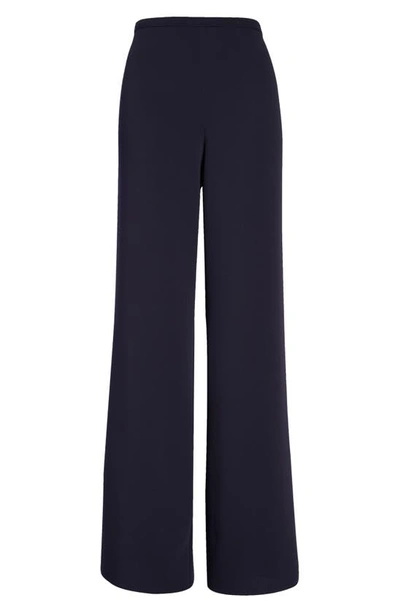 Shop The Row Rulo Straight Leg Pants In Navy