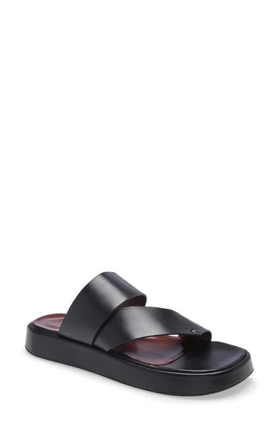 Shop Staud Fly Platform Sandal In Black