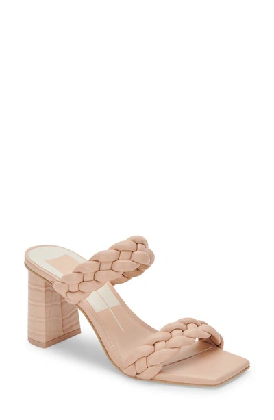 Shop Dolce Vita Paily Braided Sandal In Cream Stella