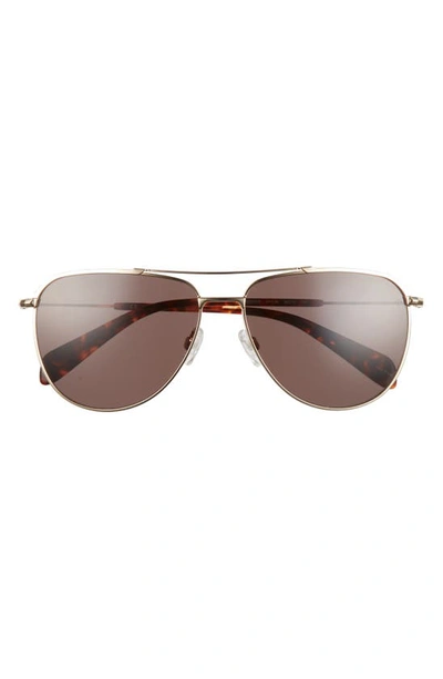 Shop Rag & Bone 59mm Aviator Sunglasses In Light Gold