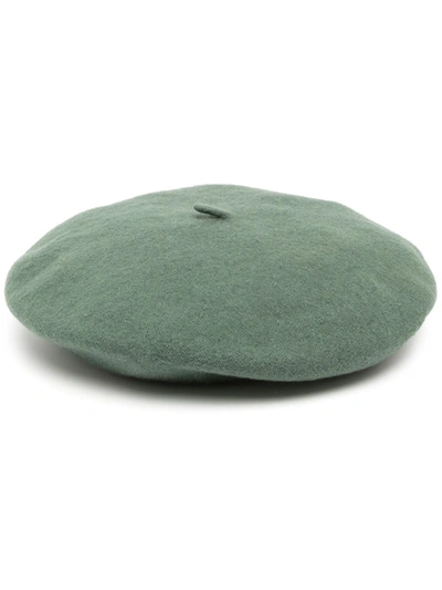Shop Undercover New Noise Wool Beret In Green