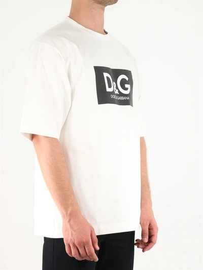 Shop Dolce & Gabbana Oversize T-shirt D&g In White