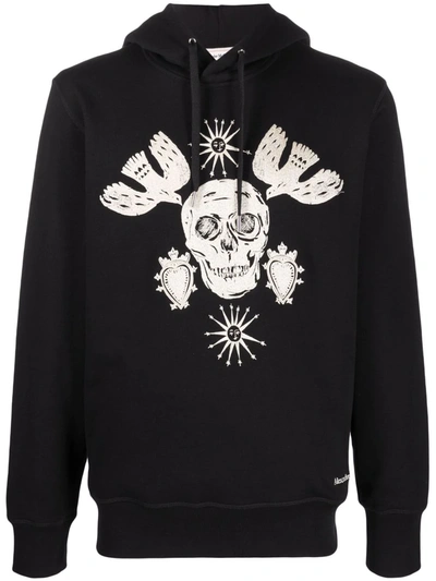 Shop Alexander Mcqueen Skull-motif Hoodie In Black