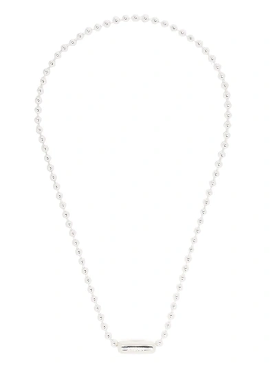 Ambush Ball Chain Unisex Choker Necklace In Silver | ModeSens