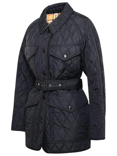 Shop Burberry Women's Black Polyamide Outerwear Jacket