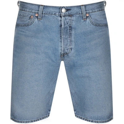 Shop Levi's Levis Original Fit 501 Denim Shorts Blue