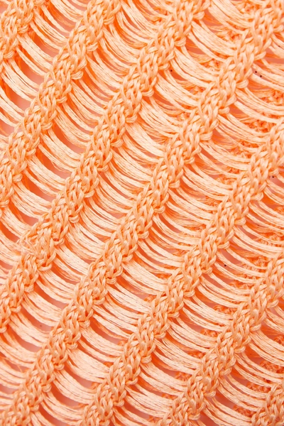 Shop Solid & Striped The Ryan Open-knit Mini Dress In Orange