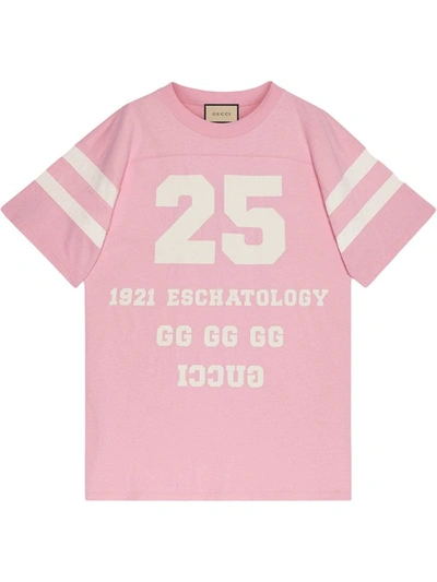 Shop Gucci 25  Eschatology T-shirt In Pink