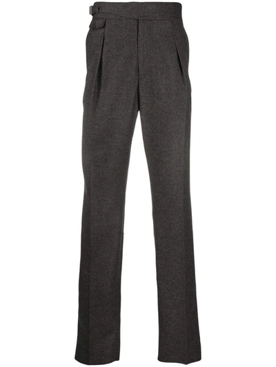 Shop Alexander Mcqueen Classic Straight Pants In Black