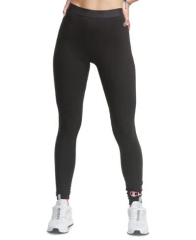 Shop Champion Plus Size Double Dry Leggings In Black