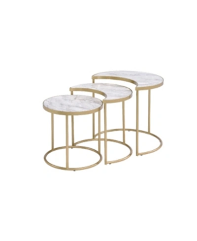 Shop Acme Furniture Anpay 3-piece Nesting Table Set In White