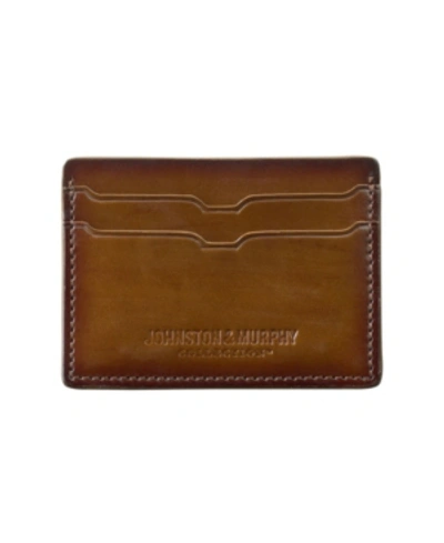 Shop Johnston & Murphy Men's Weekender Wallet In Brown