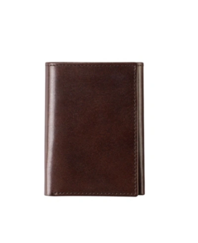 Shop Johnston & Murphy Men's Trifold Wallet In Brown