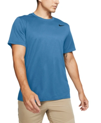 Shop Nike Men's Dri-fit Legend Performance T-shirt In Coast Blue