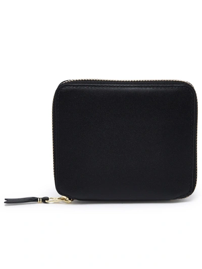 Shop Comme Des Garçons Wallet Zip Around Wallet In Black