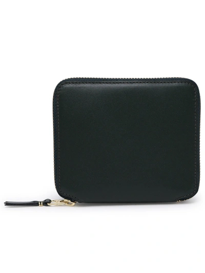 Shop Comme Des Garçons Wallet Zip Around Wallet In Green