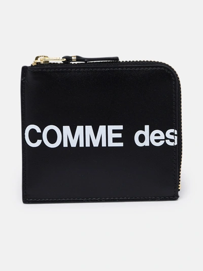 Shop Comme Des Garçons Black Leather Wallet