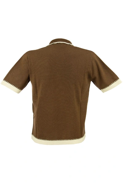 Shop Max Mara Ricordo - Silk And Cashmere Sweater In Tobacco
