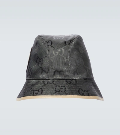 Shop Gucci Off The Grid Bucket Hat In Grey