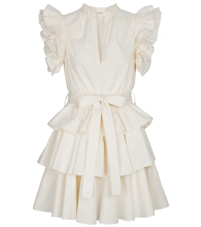 Shop Ulla Johnson Honoria Cotton Minidress In White