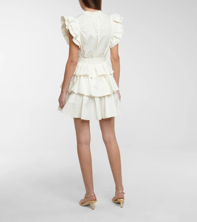 Shop Ulla Johnson Honoria Cotton Minidress In White
