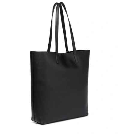 Saint Laurent Shopping Large Leather Tote In Black