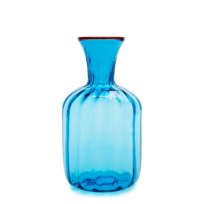 La Doublej Murano Carafe In Light Blue