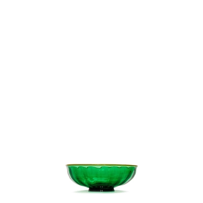 Shop La Doublej Luxury Nut Bowl Set Of 2 In Verde/rosa