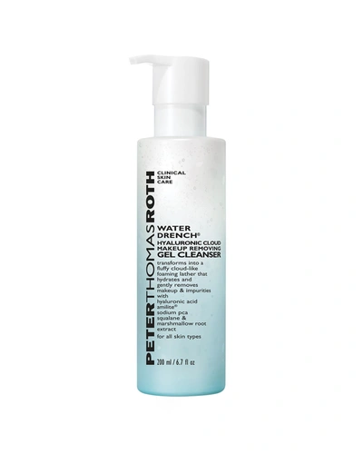 Shop Peter Thomas Roth 6.8 Oz. Water Drench Hyaluronic Cloud Makeup Removing Gel Cleanser