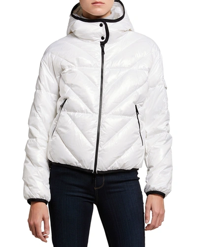 Shop Moncler Padiote Down-fill Jacket In White
