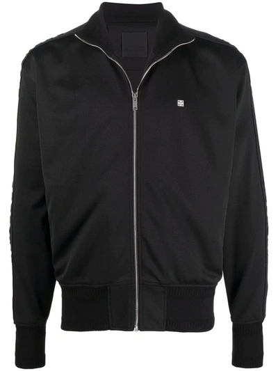 Shop Givenchy 4g-plaque Track Top In Schwarz
