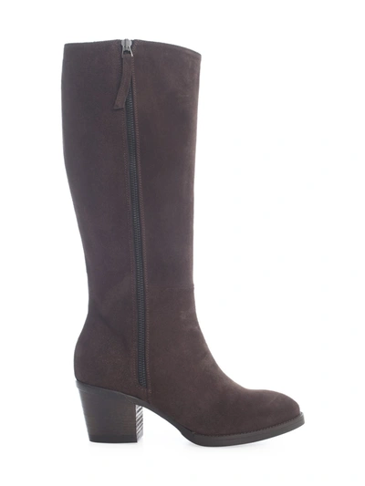 Shop P.a.r.o.s.h. Side Zipped Ankle Boots In Brown