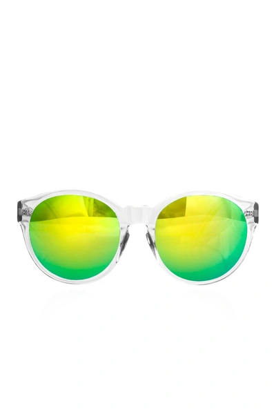 Shop Aqs Daisy 53mm Rounded Sunglasses In Clear/green