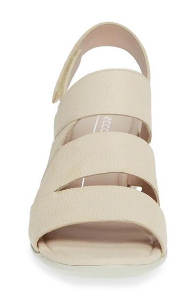 Ecco Shape 35 Wedge Sandal In Vanilla Leather | ModeSens