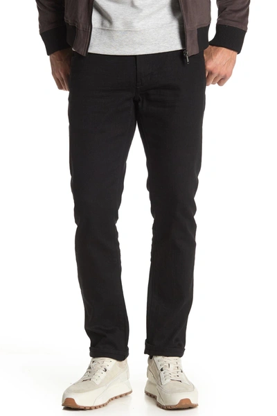 Shop John Varvatos Bowery Slim Straight Jeans In Black